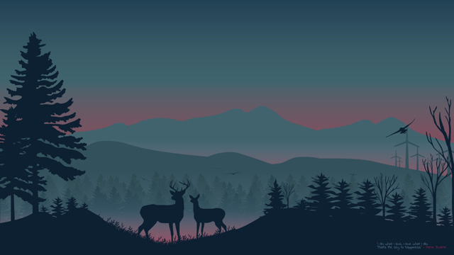 The Dark - CSS animated background